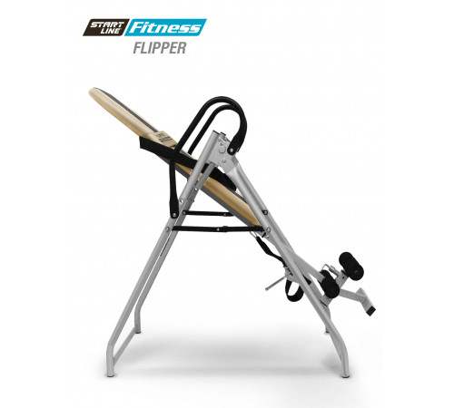 Инверсионный стол FLIPPER бежево-серый c подушкой