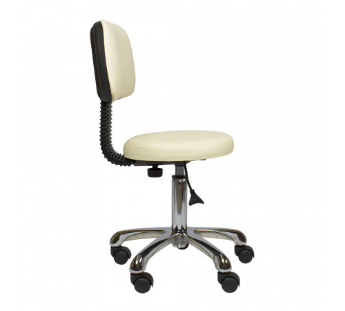 Стул мастера АСТЕК низкий со спинкой хром