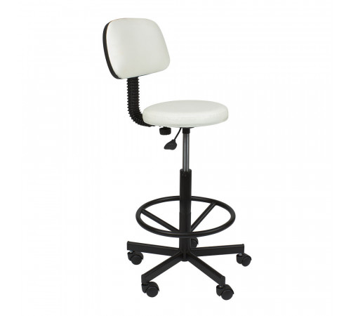 Стул мастера АСТЕК высокий с опорой для ног и спинкой