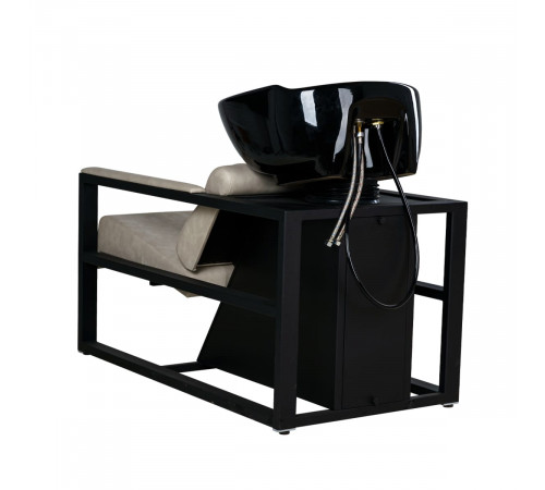 Парикмахерская мойка Дуглас на белом каркасе