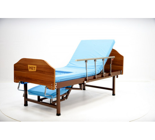 MET STAUT Кровать двух-функциональная медицинская, со складными боковыми ограждениями, на ножках