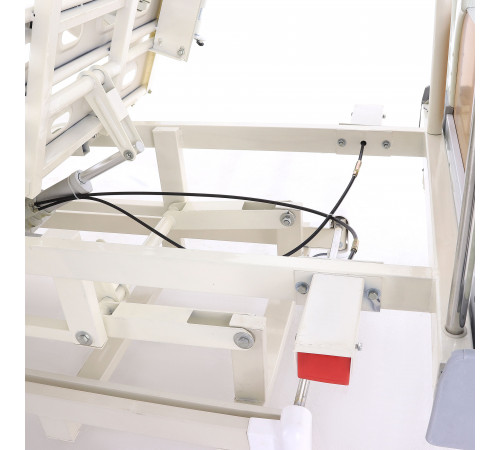 Кровать реанимационная электрическая (5 функций) (МЕ-4019Н-00) с выдвижным ложементом и растоматом CPR+аккумулятор с растоматом