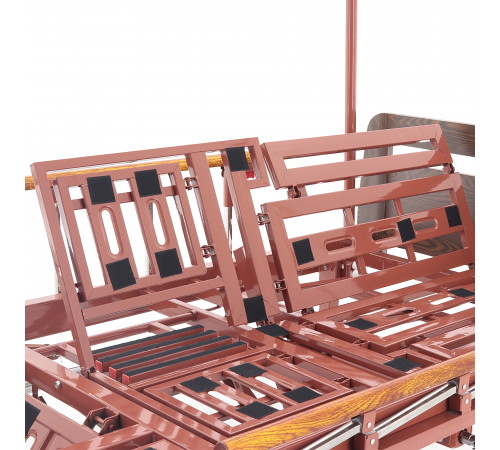 Кровать механическая YG-5 (ММ-5124Д-01) с боковым переворачиванием, туалетным устройством и функцией «кардиокресло»