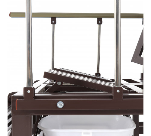 Кровать механическая Е-45А (ММ-5124Н-10) с боковым переворачиванием, туалетным устройством и функцией «кардиокресло»