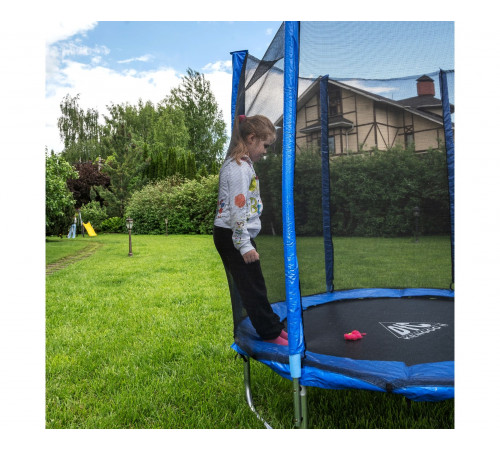Батут DFC Trampoline Fitness с сеткой 6ft