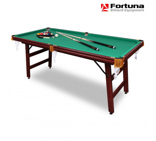 Бильярдный стол Fortuna Пул 6фт 9 в 1 с комплектом аксессуаров