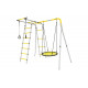 Детский спортивный комплекс для дачи ROMANA Лесная поляна - 3 (желтый/серый)