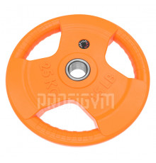 Диск треххватовый цветной 25 кг, 51 мм