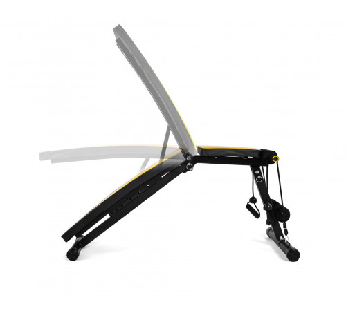 Скамья универсальная с эспандерами DFC D008Y