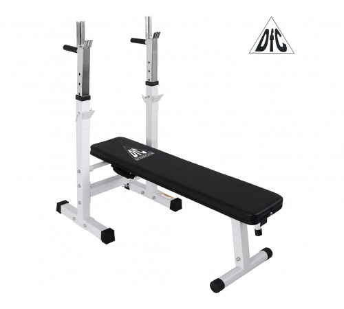 Скамья со стойками под штангу DFC складная DBCH2W