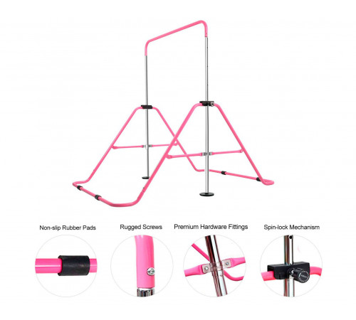 Турник для детей DFC GC001 складной розовый