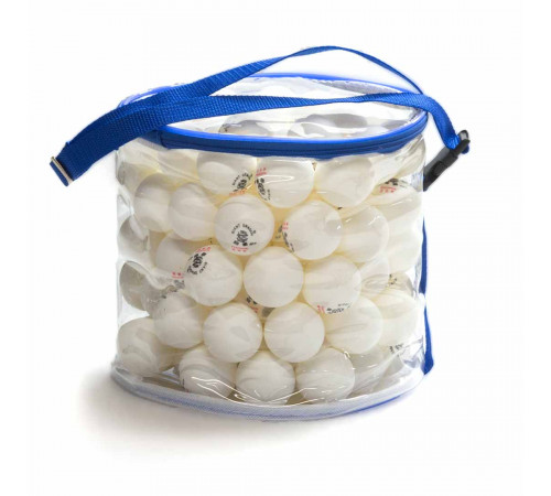 Мячи Dragon Training Platinum 3* New (100 шт, бел.) в прозрачной сумке
