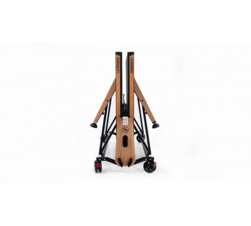 Теннисный стол складной для помещений "RASSON PREMIUM T01 Indoor" (274 х 152,5 х 76 см, натуральный дуб) с сеткой