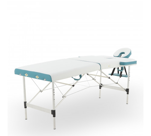 Массажный стол складной алюминиевый  JFAL01A 2-х секционный