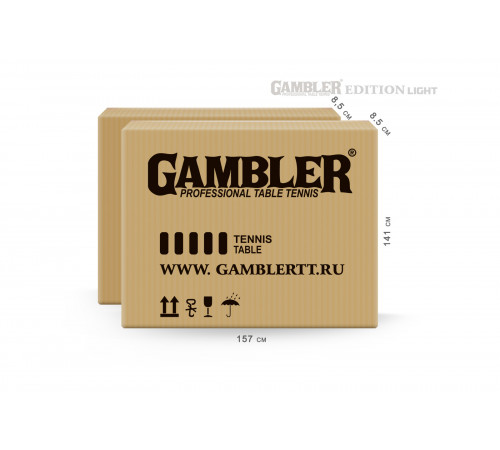 Теннисный стол EDITION Light blue