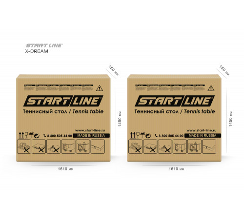 Стол теннисный X-dream Start Line (№5, ЛДСП Черный)