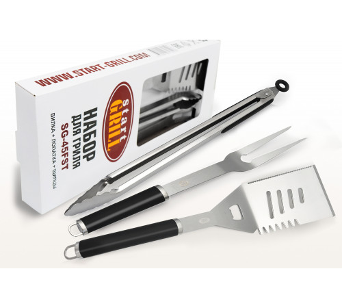 Набор для гриля (в коробке: лопатка, вилка, щипцы)