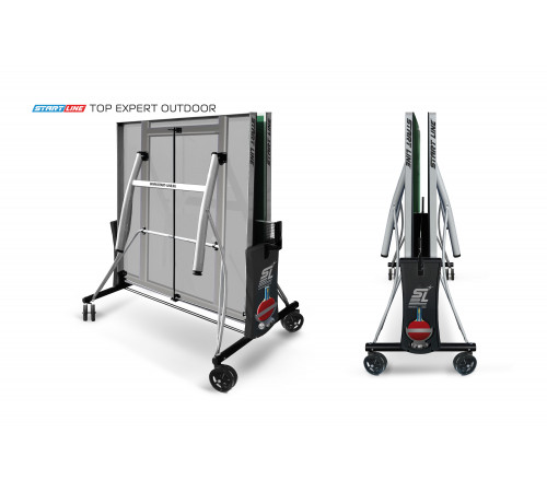 Стол теннисный Top Expert 6 Всепогодный Зелёный